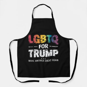 LGBTQ トランプ 支持 ゲイ レズビアン トランプ 支持 2024 エプロン