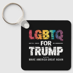 LGBTQ トランプ 支持 ゲイ レズビアン トランプ 支持 2024 キーホルダー