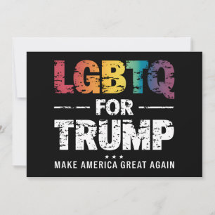 LGBTQ トランプ 支持 ゲイ レズビアン トランプ 支持 2024 招待状