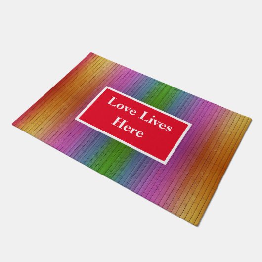 LGBTQ+ ドアマット (アングル)