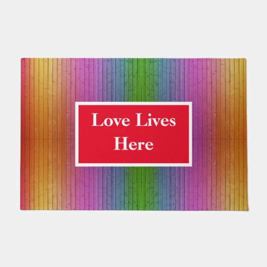 LGBTQ+ ドアマット (正面)