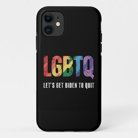 LGBTQ バイデンにプライドをやめさせよう  Case-Mate iPhoneケース (裏面)