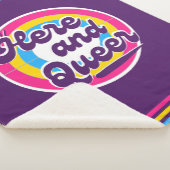 LGBTQ：パンセクシャル国旗 – ここに同性愛者 シェルパブランケット (3/4)