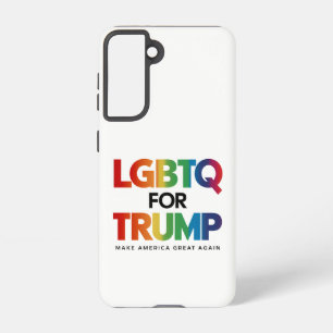 LGBTQ フォー トランプ ゲイ・レズビアン フォー トランプ 2024 SAMSUNG GALAXY S21ケース