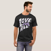 LGBTQ+ フレンドリー LOVE Tシャツ (正面フル)