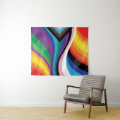 LGBTQ+プライドお祝い：特殊デザイン タペストリー (インサイチュ(横))