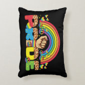 LGBTQ -プライドとレインボー アクセントクッション (正面(垂直))