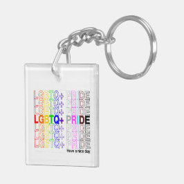 LGBTQ+プライドアクリル キーホルダー