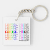 LGBTQ+プライドアクリル キーホルダー (裏面)