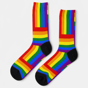 LGBTQ+プライドインスパイアクルーソックス ソックス