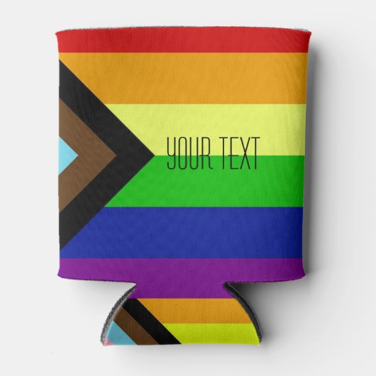 LGBTQ+プライドクーラーボックス 缶クーラー (正面)