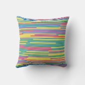 LGBTQ+プライドストライプの装飾用クッション クッション (裏面)