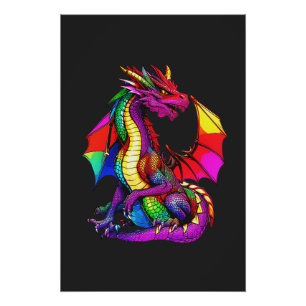 LGBTQ+プライドドラゴン ポスター