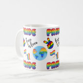 LGBTQ+プライドラブLove is Love Mug コーヒーマグカップ (正面左)