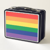 LGBTQ+プライド国旗 メタルランチボックス (裏面)