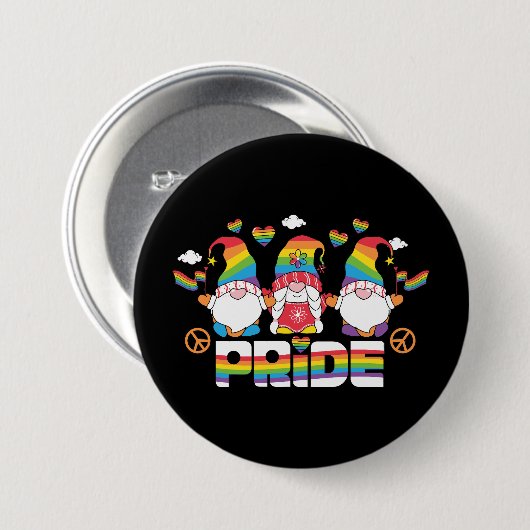 LGBTQ -プライド – ガーデン格言 – レインボーカラー 缶バッジ (正面&裏面)