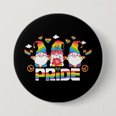 LGBTQ -プライド – ガーデン格言 – レインボーカラー 缶バッジ (正面)