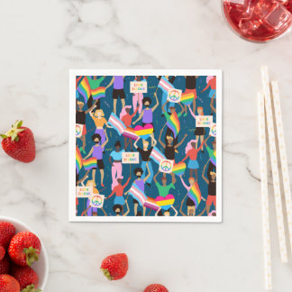 LGBTQ+プライド スタンダードカクテルナプキン