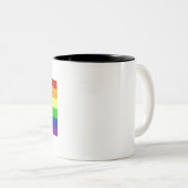 LGBTQ+プライド ツートーンマグカップ (正面右)