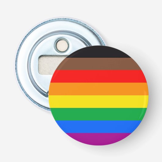 LGBTQ プライド フラッグ (8色) 栓抜き (正面)