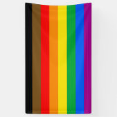 LGBTQ プライド フラッグ (8色) 横断幕 (縦)