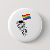 LGBTQ プライド ムーンマン 缶バッジ (正面)
