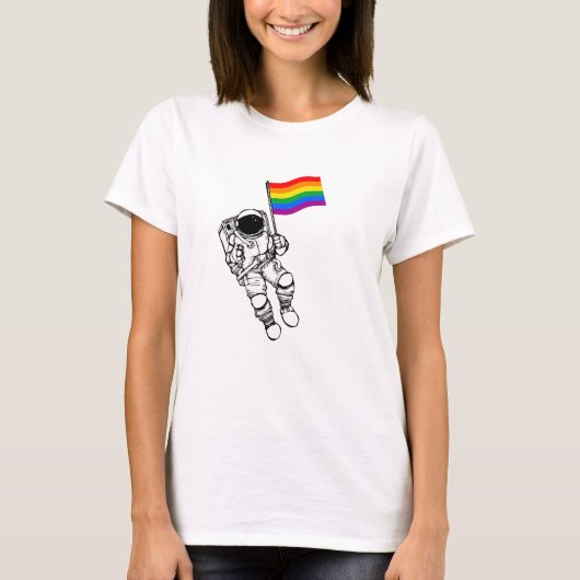 LGBTQ プライド ムーンマン Tシャツ (正面)