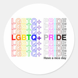 LGBTQ+プライド ラウンドシール
