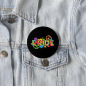 LGBTQ -プライド – レインボーカラー絵を描スプラッシュ 缶バッジ (インサイチュ)