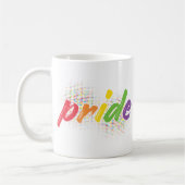LGBTQ -プライド – レインボーカラー コーヒーマグカップ (左)