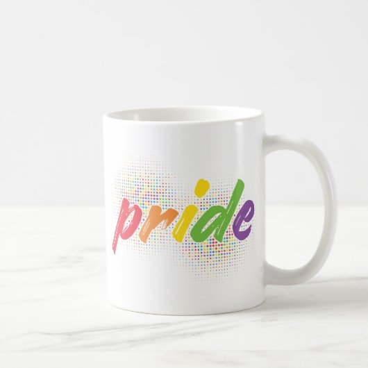 LGBTQ -プライド – レインボーカラー コーヒーマグカップ (右)