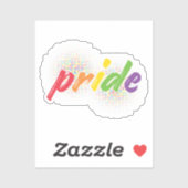 LGBTQ -プライド – レインボーカラー シール (シート)