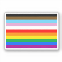 LGBTQ+ プログレスフラッグ ストライプ