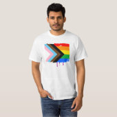 LGBTQ+プログレスプライド Tシャツ (正面フル)