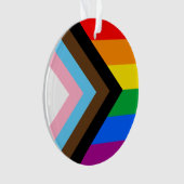 LGBTQ+ プログレス プライド オーナメント (正面)