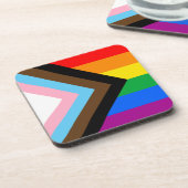 LGBTQ+ プログレス プライド コースター (左側)