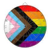 LGBTQ+ プログレス プライド ダーツボード (正面)