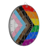 LGBTQ+ プログレス プライド ダーツボード (正面左)