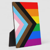 LGBTQ+ プログレス プライド フォトプラーク (側面)