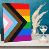 LGBTQ+ プログレス プライド フォトプラーク (側面)