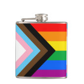 LGBTQ+ プログレス プライド フラスク (正面)