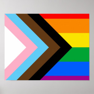 LGBTQ+ プログレス プライド ポスター