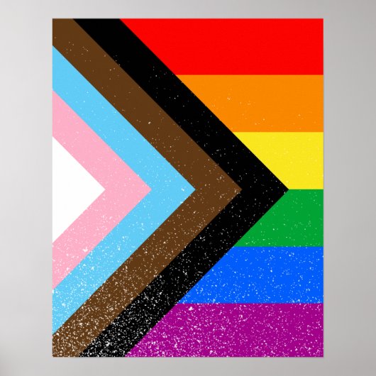 LGBTQ+ プログレス プライド ポスター (正面)