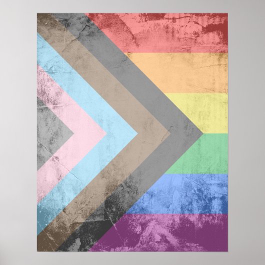 LGBTQ+ プログレス プライド ポスター (正面)