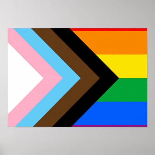 LGBTQ+ プログレス プライド ポスター (正面)
