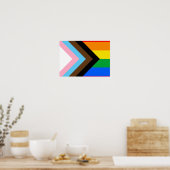 LGBTQ+ プログレス プライド ポスター (キッチン)