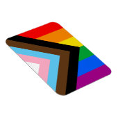 LGBTQ+ プログレス プライド マグネット (右側)