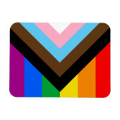 LGBTQ+ プログレス プライド マグネット (横)