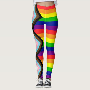 LGBTQ+ プログレス プライド ユニセックス トレンド レギンス
