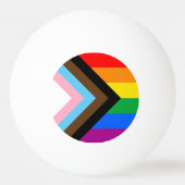 LGBTQ+ プログレス プライド 卓球ボール (裏面)